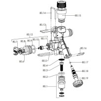 Hidrobloc retur asamblat HIDR3K S Motan Condens 050, Condens 100, Sigma, MKDens, Optimus